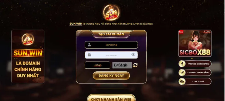 Hướng dẫn cách chơi game tại Sunwin